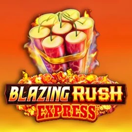 Blazing Rush Express slot logo by AreaVegas at Ringospin Casino
