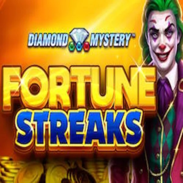 Diamond Mystery Fortune Streaks slot logo by Greentube at Ringospin Casino