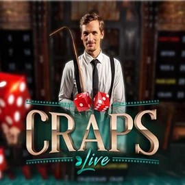 Live Craps logo – Live Casino by Evolution at Ringospin Casino
