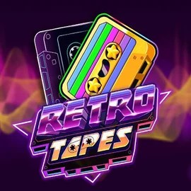Retro Tapes logo by Push Gaming at Ringospin Casino