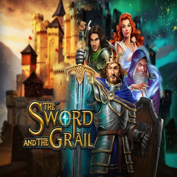 The Sword and the Grail logo by Play'n GO Ringospin Casino